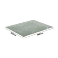 Bedra Bedding Electric Flannel Throw Rug - Green Flannel