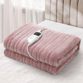 Bedra Bedding Electric Flannel Throw Rug - Pink Flannel