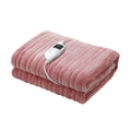Bedra Bedding Electric Flannel Throw Rug - Pink Flannel