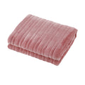 Bedra Bedding Electric Flannel Throw Rug - Pink Flannel