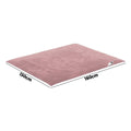 Bedra Bedding Electric Flannel Throw Rug - Pink Flannel