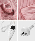 Bedra Bedding Electric Flannel Throw Rug - Pink Flannel