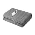 Bedra Bedding Electric Flannel Throw Rug - Silver Flannel
