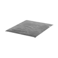Bedra Bedding Electric Flannel Throw Rug - Silver Flannel