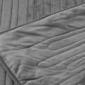Bedra Bedding Electric Flannel Throw Rug - Silver Flannel
