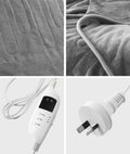 Bedra Bedding Electric Flannel Throw Rug - Silver Flannel