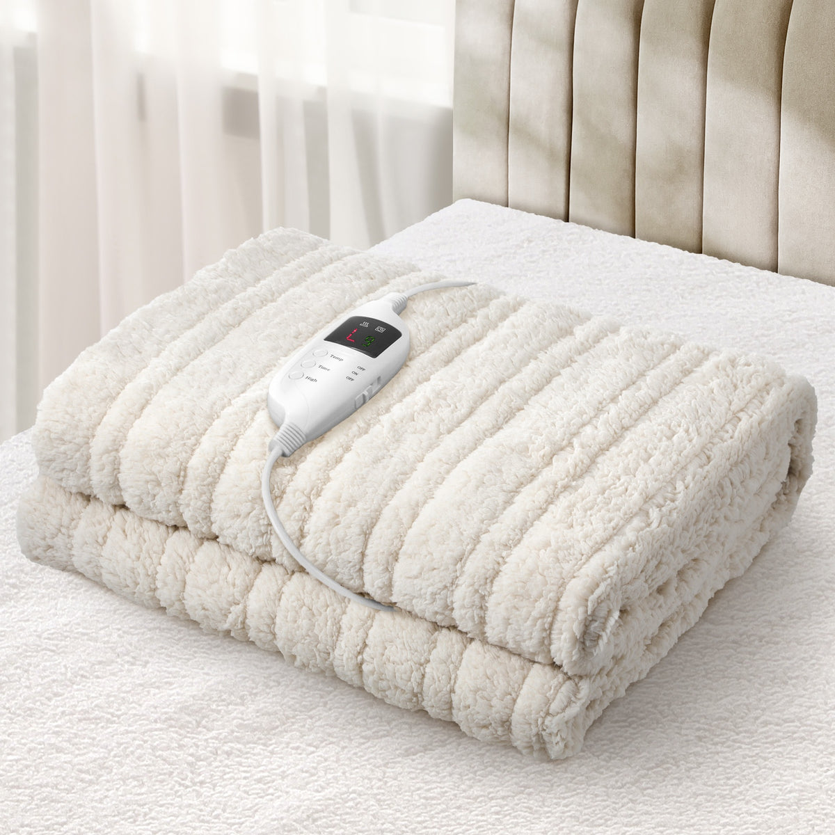 Bedra Bedding Sherpa Electric Blanket - Flannel - Throw