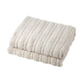 Bedra Bedding Sherpa Heated Electric Throw Rug - Burgundy