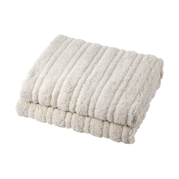 Bedra Bedding Sherpa Heated Electric Throw Rug - Burgundy