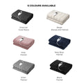 Bedra Bedding Sherpa Heated Electric Throw Rug - Burgundy