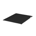 Bedra Bedding Electric Flannel Throw Rug - Black Sherpa