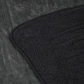 Bedra Bedding Electric Flannel Throw Rug - Black Sherpa