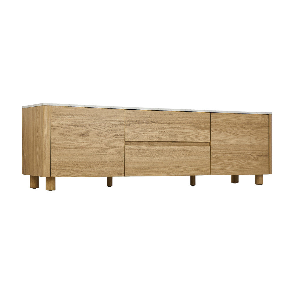 Oikiture Wooden 160cm Entertainment Unit TV - Default Title