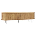 Oikiture Entertainment Unit - Oak - Cabinet