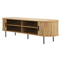 Oikiture Entertainment Unit - Oak - Cabinet