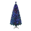 Tinseltown Christmas Tree Fibre Optic 6FT 1.8M Xmas Trees Multi-Colour Lights
