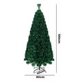 Tinseltown Christmas Tree Fibre Optic 6FT 1.8M Xmas Trees Multi-Colour Lights