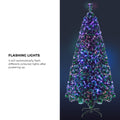Tinseltown Christmas Tree Fibre Optic 6FT 1.8M Xmas Trees Multi-Colour Lights
