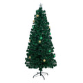 Tinseltown LED Christmas Tree 1.8M 6FT Fibre-optics Xmas Trees with Flash Lights