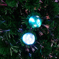 Tinseltown LED Christmas Tree 1.8M 6FT Fibre-optics Xmas Trees with Flash Lights