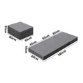 Bedra Bedding Folding Mattress Cushion Single - Grey