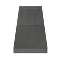 Bedra Folding Mattress Cushion with Built in Pillow Single - Grey