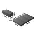 Bedra Linen Tri-Fold Folding Mattress Double