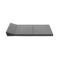 Bedra Corduroy Tri-Fold Folding Mattress Single