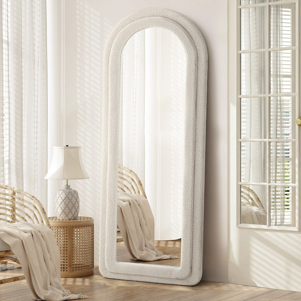 Oikiture Floor Mirror - White 8m