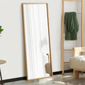 Oikiture Full Length Floor Mirror Freestanding Wooden Frame 166x60cm - product image 8