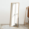 Oikiture Full Length Floor Mirror Freestanding Wooden Frame 166x60cm - product image 9