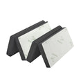 Bedra Bedding Bamboo Folding Mattress Cushion - Black & White