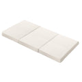 Bedra Sherpa Folding Mattress Cushion Double - White