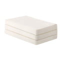 Bedra Sherpa Folding Mattress Cushion Double - White