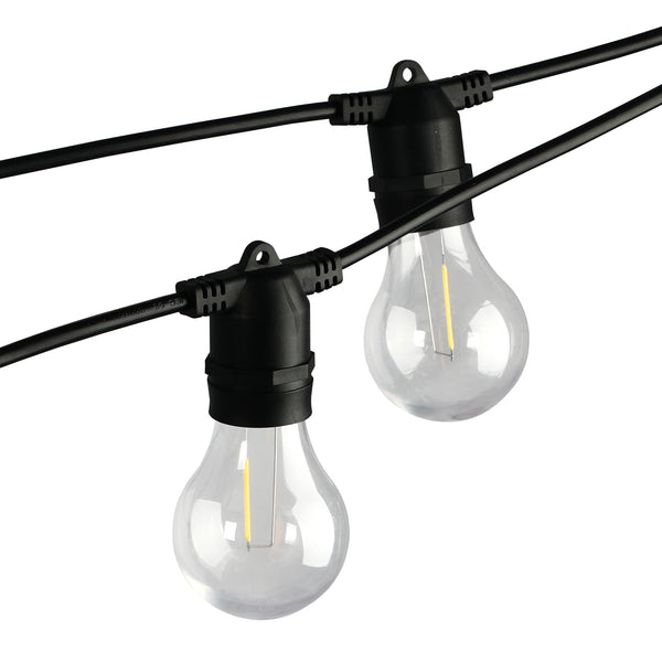 Mazam 20m Solar LED Festoon String Lights Outdoor Party Black - product image 3