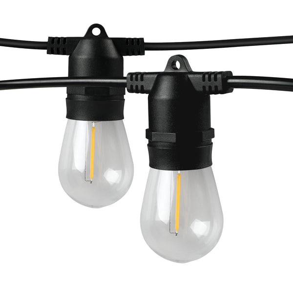 Mazam 20m Solar LED Festoon String Lights Outdoor Garden Black - product image 3