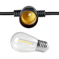 Mazam 20m Solar LED Festoon String Lights Outdoor Garden Black - product image 6