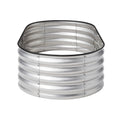 Livsip Oval Raised Garden Bed Galvanised Steel Planter 160x80x42cm Silver - product image 5