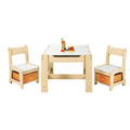 Oikiture Kid Table Set - Wood - Storage