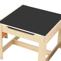 Oikiture Kid Table Set - Wood - Storage