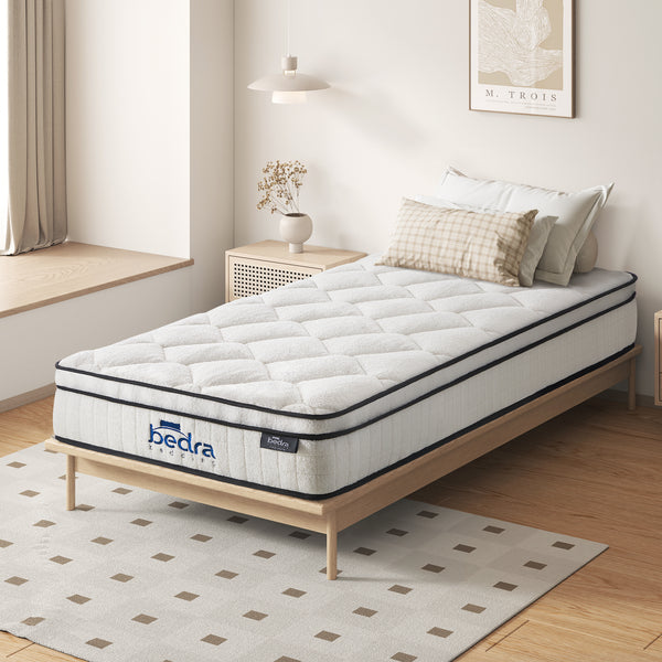 Bedra Boucle Pocket Spring Euro Top Mattress Medium Firm