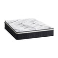 Bedra Bedding 7 Layer Cool Gel Euro Top Pocket Spring Medium Firm Mattress 22cm