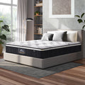Bedra Bedding 7 Layer Cool Gel Euro Top Pocket Spring Medium Firm Mattress 22cm