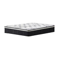 Bedra Bedding 7 Layer Cool Gel Euro Top Pocket Spring Medium Firm Mattress 22cm