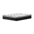 Bedra Bedding 7 Layer Cool Gel Euro Top Pocket Spring Medium Firm Mattress 22cm