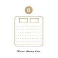 Bedra Bedding 7 Layer Bonnell Spring Medium Firm Mattress 21cm