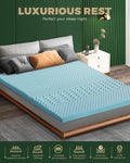 Bedra Bamboo Memory Foam Cool Gel 7-Zone Mattress Topper 5cm