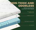 Bedra Bamboo Memory Foam Cool Gel 7-Zone Mattress Topper 5cm