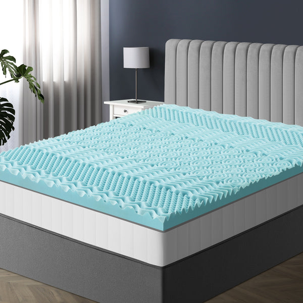 Bedra Bedding Bamboo Cool Gel Mattress Topper - 8cm - Single