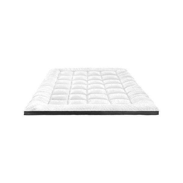 Bedra Bedding Massage Mattress Topper - Single - White